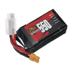 LinkMejor 4S 14.8V 550mAh 95C 8.14Wh LiPo Battery XT30 Plug for RC Drone FPV Racing