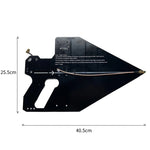HT8 Logarithmic Periodic Antenna 0.6-10GHz Direction Finding Antenna for Spectrum Analyzer Signal Analysis Positioning EMC