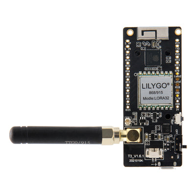 LinkMejor® Paxcounter/Disaster-Radio LoRa32 V2.1 ESP32 OLED 0.96-inch Bluetooth WiFi Wireless Module SMA Development Board
