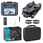 LinkMejor S158 GPS 5G WiFi FPV with 4.5inch LCD Screen Controller 720P HD Dual Camera Servo Gimbal 360° Obstacle Avoidance Brushless Foldable RC Drone Quadcopter RTF