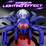 Remote Control Wall Climbing Spider / Green Lizard / Yellow Lizard Model 360° Rotation LED Lights Vacuum Suction Ground Crawling Toy