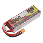 LinkMejor 14.8V 4000mAh 100C 4S LiPo Battery XT60 Plug for RC Drone