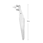 5PCS Stainless Steel Multi-Functional Pry Bar Tool Ergonomic Handle Waterproof Design Nail Puller Bottle Opener Portable Emergency Tool for Firefighters Police EMS