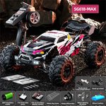 LinkMejor SG618 MAX RTR 1/16 2.4G 4WD 80km/h Brushless RC Car LED Light Off-Road Climbing Truck High Speed Full Proportional Control Metal Differential Drive Shaft Vehicles Model Toys