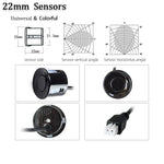 Car Parking Sensor With Auto Parktronic Reverse LED Monitor 4 Sensors Radar Detector System Backlight Display