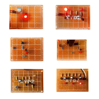 DC 3V-15V DIY Electronic Module Circuit Board Kit Training Kit for Soldering Component Suite