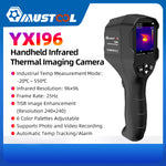 LinkMejor YXI96 YXI96Pro Thermal Imaging Camera Infrared 240*240 Visible light Resolution 96x96 Temperature Range -20°C to 550°C TISR Technology Rechargeable Battery Photo Video Recording Handheld Thermal Inspection Device