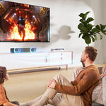 [EU/US/UK Direct] Refurbished ULTIMEA Solo B30 Pro Soundbar 120W 2.1 Channel Soundbar bluetooth Built-in 3-inch Subwoofer BassMX Technology 121 Preset EQ Matrices Wall-mounted Speaker Subwoofer with Remote Control