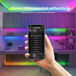 LinkMejor WLED Strip Light Controller 5-24V WS2812B WS2811 SK6812 TM1814 WS2813 WS2815 RGBIC LED Digital Strip Wifi Controller