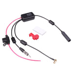 DAB+FM+Car Stereo Antenna Aerial Splitter Cable Adapter 12V Radio Signal Amplifier Antenna Signal Booster FM/AM Car Accessories