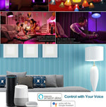 LinkMejor E14 Smart Bulb Tuya Wifi Candle Lamp APP Remote Control LED Bulb WiFi 2.4GHz Supports Alexa Google Assistant Voice Control