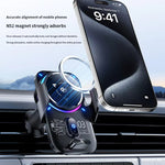 BK62-S 25W Semiconductor Qi2.2 Wireless Magnetic Charger Fast Wireless Charging Car Phone Holder for Smart Phones for iPhone 17 17Pro Max 16 15 14 for Xiaomi 17pro for Huawei Mate XTs for OPPO for VIVO