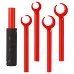 4-in-1 Door Hinge Adjustment Tool Metal Hinge Adjustment Wrench Door and Cabinet Alignment Tools Hinge Gap Repair for Door Hinge