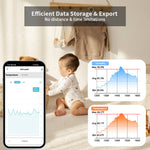 Tuya Zigbe Hanging Temperature Humidity Sensor Removeable Smart Life Thermometer Detector Voice Control with Alexa Google Home