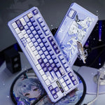 LinkMejor VK87 V2/MAX V2 Tri-mode Mechanical Gaming Keyboard with TFT Display and Volume Knob Wireless Dual 8K GASKET Structure Rapid Trigger 12000mAh Battery Hot-swappable