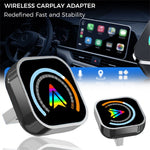 2 in 1 Wireless Carplay Android Auto Adapter Wire to Wireless Converter Plug in Play Smart Box