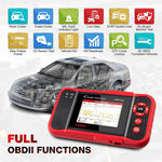 LinkMejor CRP123 V2.0 OBD2 Car Diagnostic Scanner Engine Transmission AirBag ABS X431 Xrp 123 Code Reader Scanner Better Than Vii+ ms509