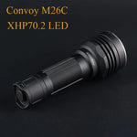 Convoy M26C XHP70.2 EDC Linterna Most Powerful LED Flashlight 26650 Torch Lamp Work Light Camping Lanterne