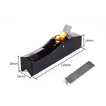 Ebony Corner Plane 0-5mm Adjustable Chamfer Hand Planer for Woodworking Edge Trimming