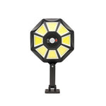 168COB Solar Motion Sensor Wall Light with 360° Rotation Remote Control IP65 Waterproof Outdoor Security Floodlight