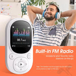 A11 32GB Clip MP3 Player with BT5.3 HiFi Lossless Music Sports MP3 Player Support FM Radio Voice Recording
