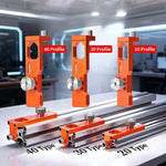 Drilling Jig for 20 30 40 Series Aluminum Profiles Quick Positioning Tapping Locator 6061 Anodized Alloy