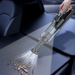 Suitu ST-126Plus High Power Handheld Vacuum Cleaner 18000Pa Suction 6000mAh Battery Rechargeable Cordless Mini Air Duster LED Display Portable for Car Home Office Cleaning Pet Hair Removal