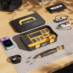 Jakemy JM-8198/135pcs JM-8199/257pcs Repair Tool Kit CR-V Steel Micro Screwdriver Bits Modular Handle Design Universal Compatibility