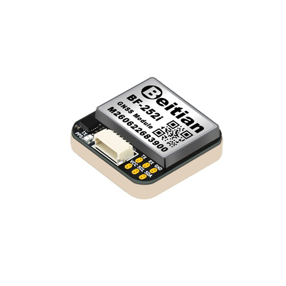 Beitian BF-252i GPS Module with IST8310 Compass NMEA UBX Dual Protocol for Return Rescue FPV Racing Drone RC Airplane Compatible F4 F7 Flight Controller
