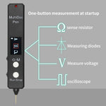 Four-in-One Multifunctional Pen 2MSa/s Sampling Rate 400KHz Bandwidth High Precision Voltage Meter Resistance Diode Oscilloscope Tester