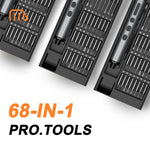68-in-1 Electric Screwdriver Kit Quick Charge 90min Use 200rpm Lithium Battery Home DIY Tools