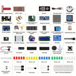 Raspberry Pi 4 Ultimate Starter Kit Compatible with R3 RFID GPIO LCD1602 Ultrasonic Sensor Servo Motor and More for DIY Projects