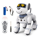 Remote Control Robot Dog Toys for Kids Programmable Smart Interactive Stunt Robot Dog with Touch Function Singing Dancing Walking Smart RC Robot Dog Toy Gift for Boy Girl