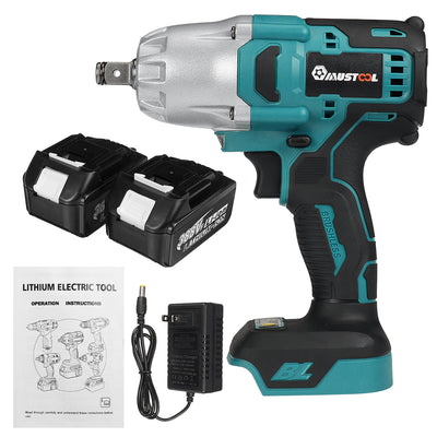 LinkMejor 388VF 800N.m Brushless Cordless Electric Wrench 3 in 1 Switch for Tire Removal