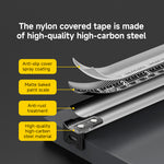 AtuMan TP1 High Precision Self Locking Tape Measure 3 Meter Nylon Coated Carbon Steel Compact Design Accurate Laser Scale Measurement Tool