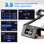 [EU/US/UK Direct] LONGER RAY5 10W Laser Engraver Newly Upgraded Version 24000mm/min Engraving Speed 0.06x0.06mm Laser Spot 3.5 inch Touch Screen 400x400mm Working Area Offline Carving 32-Bit Chipset WiFi Connection Support AI Lightburn