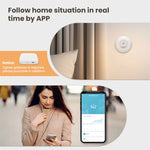 LinkMejor Tuya Zigbe Smart Light Sensor Illuminance Brightness Detection Home Lighting Automation Smart Home Detector APP Control