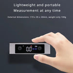 LinkMejor Dual Laser Protractor Digital Inclinometer Angle Measure Cross Laser Type-C Magnetic Base Dual Screen Accurate Measurement Tool