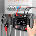 Insulation Resistance Tester High Voltage Megohmmeter 250V-2500V 1MΩ-40GΩ Digital Display AC DC Voltage Measurement Auto Range Professional Electric Testing Device