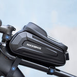 LinkMejor 1.7L Cycling Bag 8 Inch Phone Bicycle Bag Touch Screen Top Tube Handlebar Waterproof Bike Bag Accessories