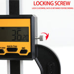 LinkMejor Digital Depth Gauge Aluminum Alloy 0-80MM Range Multifunction Tool with High Precision 0.01MM Resolution LCD Display for Woodworking Kitchen Appliances and Electronic Devices
