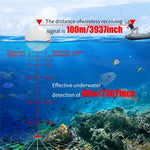 Erchang F13 Fish Finder 125KHz 100M Depth Underwater Visual High-definition Fishing Finder Wireless Sonar Sensor Echo Sounder LCD Fishfinder