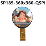 EchoEar 1.85 inch Round TouchScreen 360x360 QSPI MIPI LCD 262K Colors For EchoEar ESP32 S3 AI Development Board