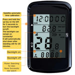 LinkMejor 2.4-inch GPS Wireless Bicycle Computer 5-Star Positioning Type-C Charge Cycle Speedometer Digital Stopwatch Bike Odometer for Road MTB