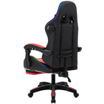 LinkMejor RGB Gaming Chair with Speakers Music Rhythm LED Lights Computer Chair with Massage Lumbar Surport 135°Recliner with Footrest Ergonomic Video Game Chairs for Adults