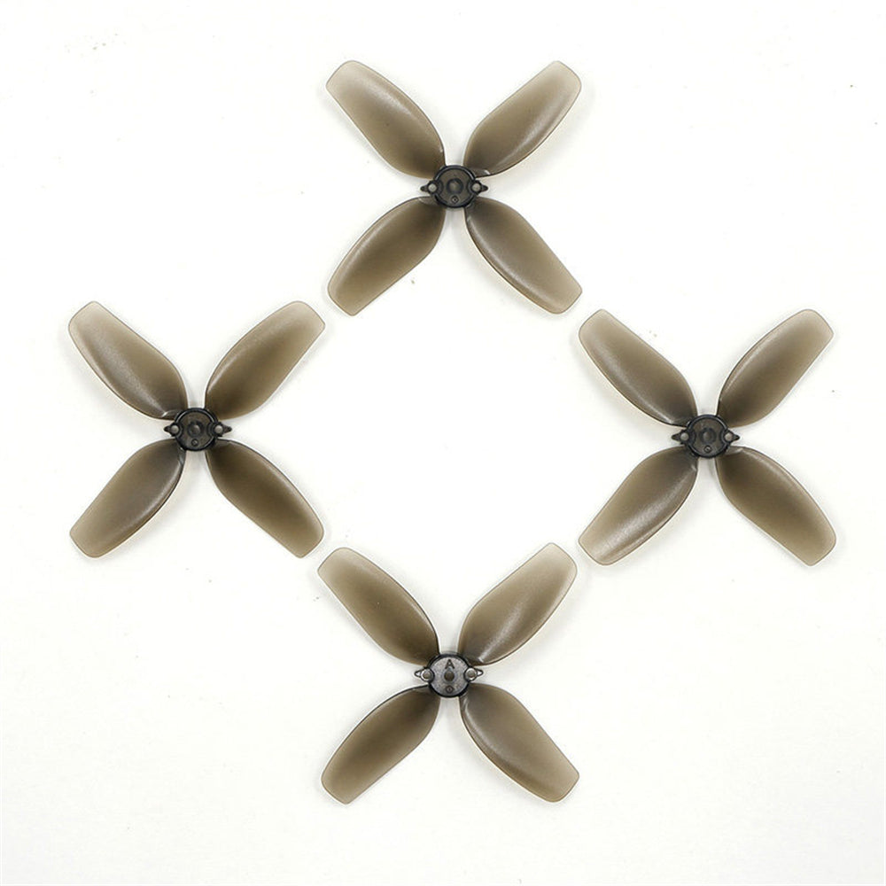 2 Pairs / 6 Pairs 76mm 4-blade PC Propeller 2mm Shaft Hole Low Noise High Efficiency For FPV RC Soccer Drones