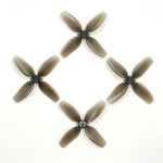 2 Pairs / 6 Pairs 76mm 4-blade PC Propeller 2mm Shaft Hole Low Noise High Efficiency For FPV RC Soccer Drones