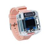 ESP32-S3 AI Smart Watch DIY Kit 0.96 Inch OLED Screen WiFi Rechargeable Voice Assistant for AI Dialogue Self Assembly