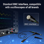 LinkMejor MSP510 Oscilloscope Passive Probe 500MHz Bandwidth Universal BNC Interface High Precision Measurements Easy Signal Testing Reliable Performance BNC interface Universal
