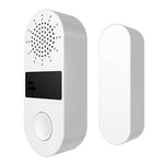 Tuya WiFi/Zigbee Door Window Sensor 130DB Sound Light Alarm Wireless Door Detector SmartLife APP Voice Control with Alexa Google Assistant